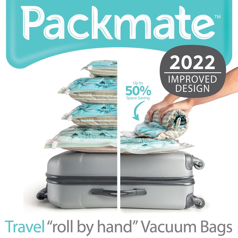 Packmate Roll Up Travel Bag I Premium Reusable Space Saver