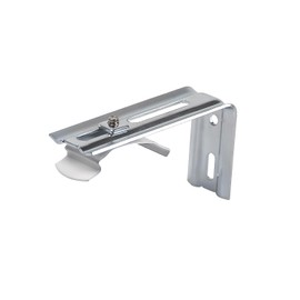 Vertical Blind Bracket Clips for 1-1/2 Inch Headrail - Heavy Duty Replacement Clips with Mounting Screws & Wall Plugs - 4 Pack (White)