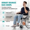 Urinary Drainage Bags, 3000mL (Pack of 10): Large-Capacity Urine Collection