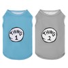 CuteBone Dog Shirts 2-Pack Soft Pet Clothes Breathable Summer Vest