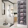 ANIZER Over The Door Hanging Shoe Rack Organizer with 6
