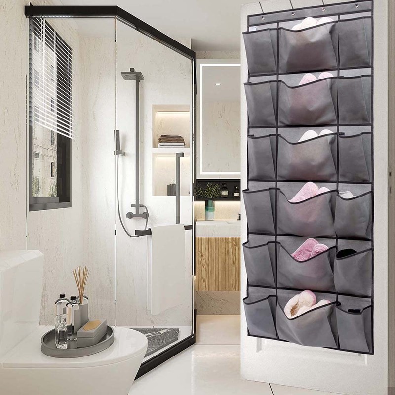 ANIZER Over The Door Hanging Shoe Rack Organizer with 6