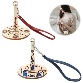 Yarn Holder for Crochet 2Pcs Wrist Strap Holder for Knitting to Prevent Yarn Tangling Wristband Holder String Dispenser Knitting Accessories for Hats Sweaters Handicrafts The Craft Lovers Gift