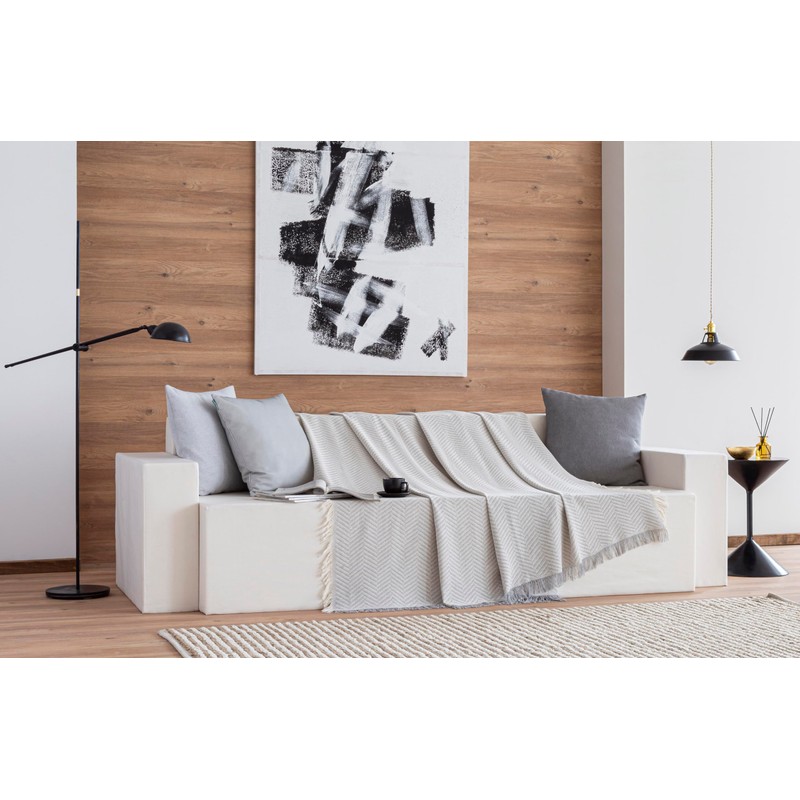 Todocama - Multipurpose Sofa Quilt, Foulard Blanket, Plaid for Bed,