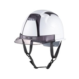 Toyo Safety No. 390F-OTSS Helmet, Venty, White/Smoke, High Performance Helmet