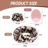 1 Set Of Leopard Print Face Washing Set, 2-Piece Face