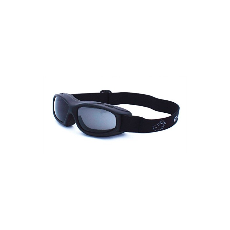 Guard-Dogs Goggle, Evader 1 Matte Black (Clear/Smoke w/FogStopper 2 Lens