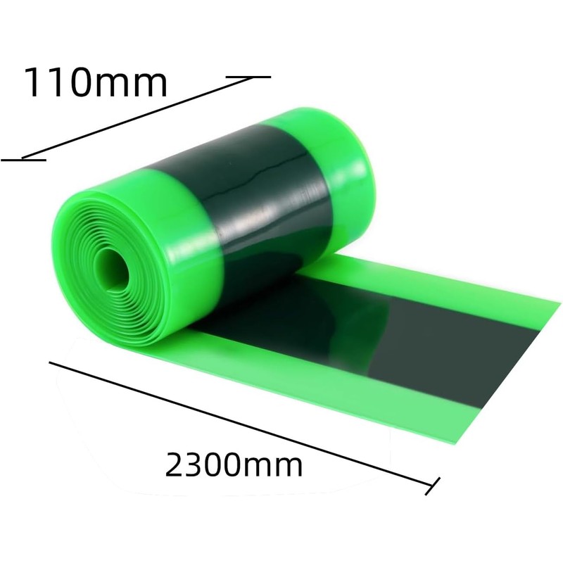 Bike Tyre Liner Anti-Puncture Protection, 110 x 2300mm, 2-Pack, Green,