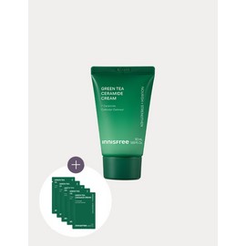 Innisfree [이니스프리] 그린티 세라마이드 크림 (튜브) 50ml (+5ml 추가 증정) [Innisfree] Green Tea Ceramide Cream (Tube) 50ml (+5ml bonus gift)