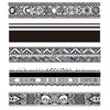 Miles5 Temporary Bracelet Tattoos Tribal Tattoos Arm Tattoos 5 Sheets