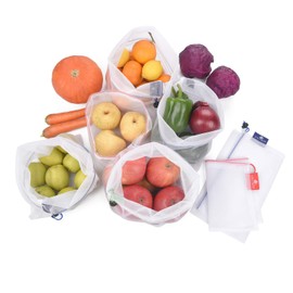 Simply Eco Reusable Bags - Zero Waste & Color-Coded Mesh Produce