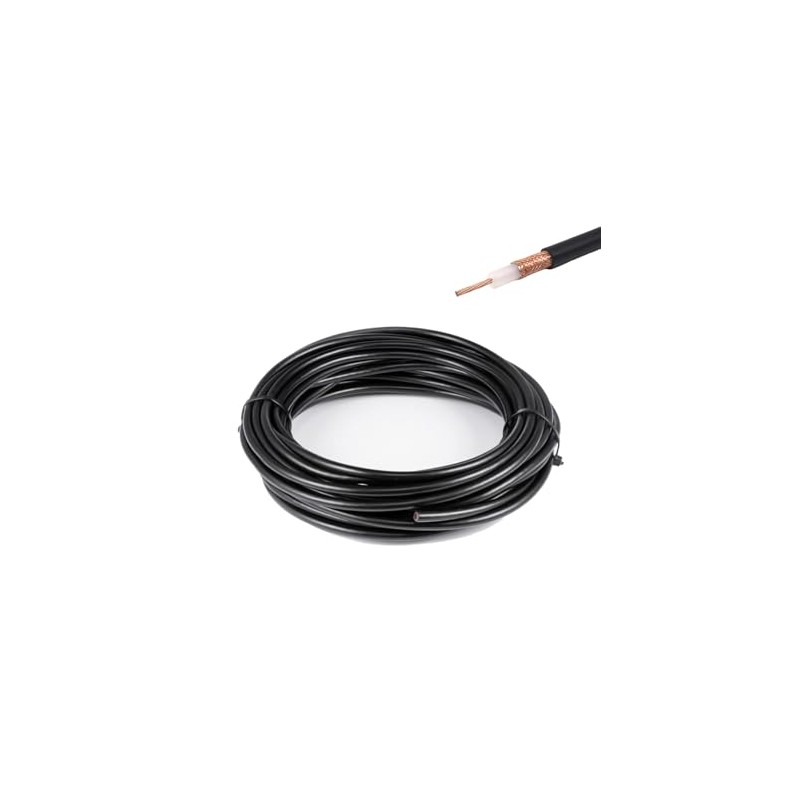POBADY RG58 - Cable coaxial RF (23.8 pies/10 m)