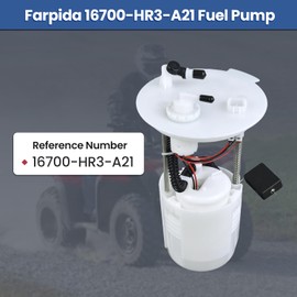 Farpida 16700-HR3-A21 Fuel Pump Assembly Fits for Honda Trx420 2014-2021 Fits for TRX500 2014-2019 Fits for TRX520 2020-2021 Fuel Pump Replace 16700-HR3-A21