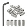 PATIKIL 3/8-16x3/4" Internal Hex Socket Set Grub Screws, 10 Pcs