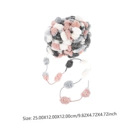 DOITOOL 1 Roll Hand Knitting Woolen Yarn for Crafts Soft Yarn for DIY Knitting Projects for Scarves Blankets