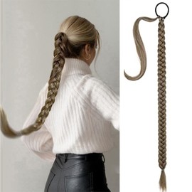 RPEIXYA Braid Extensions Ponytail Extension, Braid Extension with Hair Band, Hairpiece Braid for Braiding Long Ponytail, Synthetic Hair for Women, Hair Scrunchie with Hair, Braided Braid Hairpiece