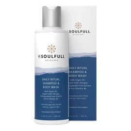 Be Soulfull Champú Y Gel De Baño 2 En 1, Limpiador De Pies A