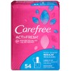 Carefree Acti-Fresh Regular 54 Count Liner To Go (3 Pack)