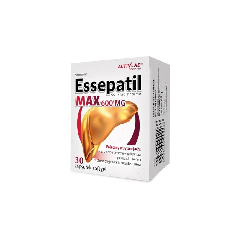 Essepatil EXTRA MAX 600 mg Softgel 30 Kapseln – Hohe
