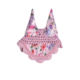 HKM Hobby Horsing Fly Cover for Horse Flower Print