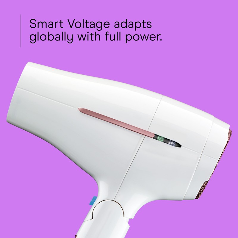 Conair Double Ceramic Travel Dryer with Concentrator & Folding Handle,