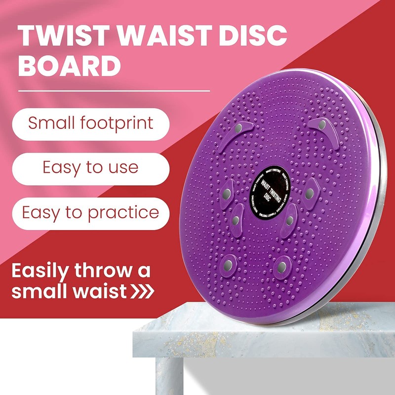 Twisting Waist Disc,Balance Board with Non-Slip Self Fitness Trainer, Aerobic