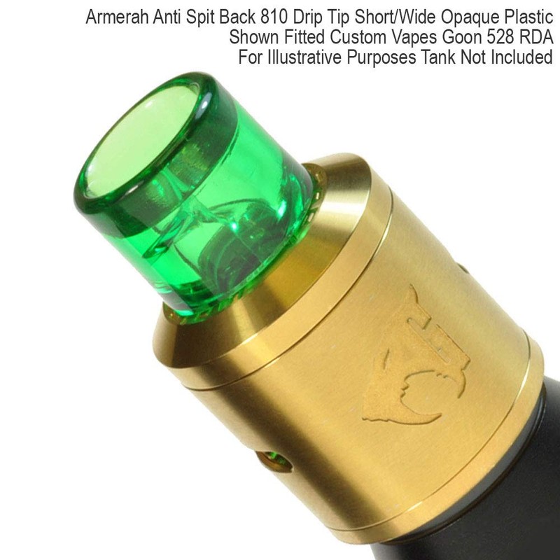 Armerah Anti Spit Back 810 Drip Tip eCig Mouthpiece Short/Wide