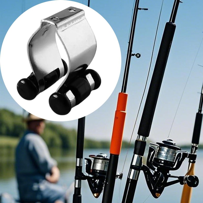 Pool Cue Holder Clamps | Fishing Rods Clips Lightweight Metal