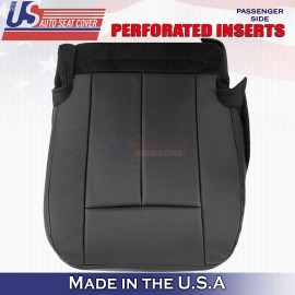 u.s autoseatcovers.inc 2015 2016 2017 Fits Ford Expedition Passenger Bottom w/ Perf Leather Cover Black