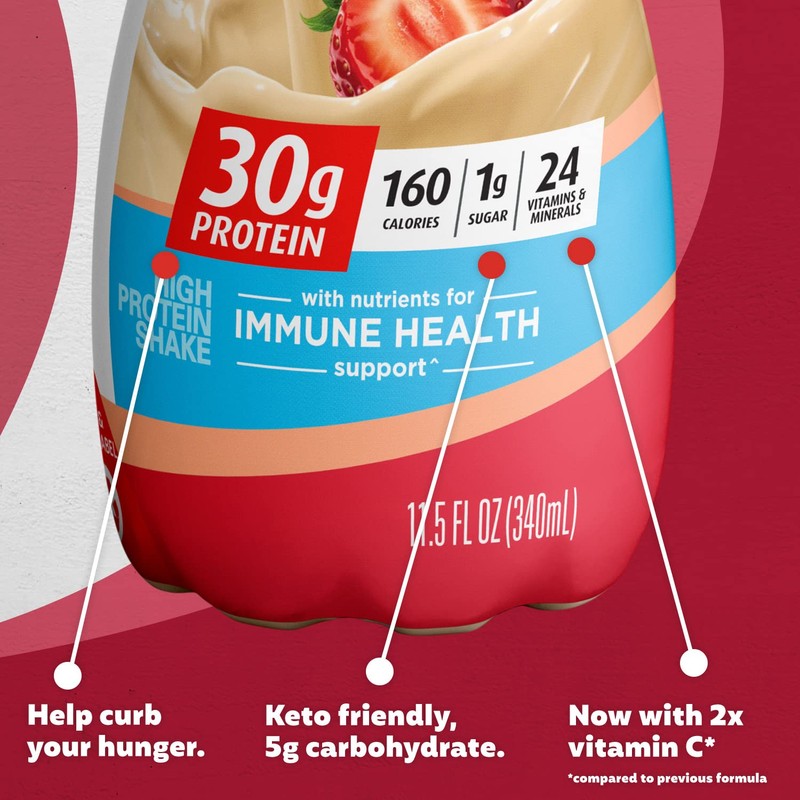 Premier Protein Shake, Strawberries & Cream, 30g Protein, No Added