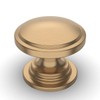 Amerdeco 10 Pack 1-1/4 inch Kitchen Cabinet Knobs Champagne Bronze