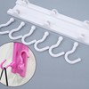 Wall-Mounted 6-Hook Multi-Purpose Organizer for Kitchen & Bathroom Hook 3ea