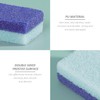 4 Pieces Foot Cleaning Sponges, Pedicure Pumice Stone Exfoliating Sponges,