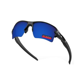 iLikeo PRO+ Polycarbonate Polarized Replacement Lenses & Rubber Kits for Oakley Flak 2.0 XL OO9188 Sunglasses - Sapphire Blue