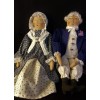 Unbranded Pattern, primitive dolls, George & Martha, folk art dolls,