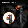 NICRON B73R Nicklon LED Handy Light, Hand Light, L-Shaped, Slim,
