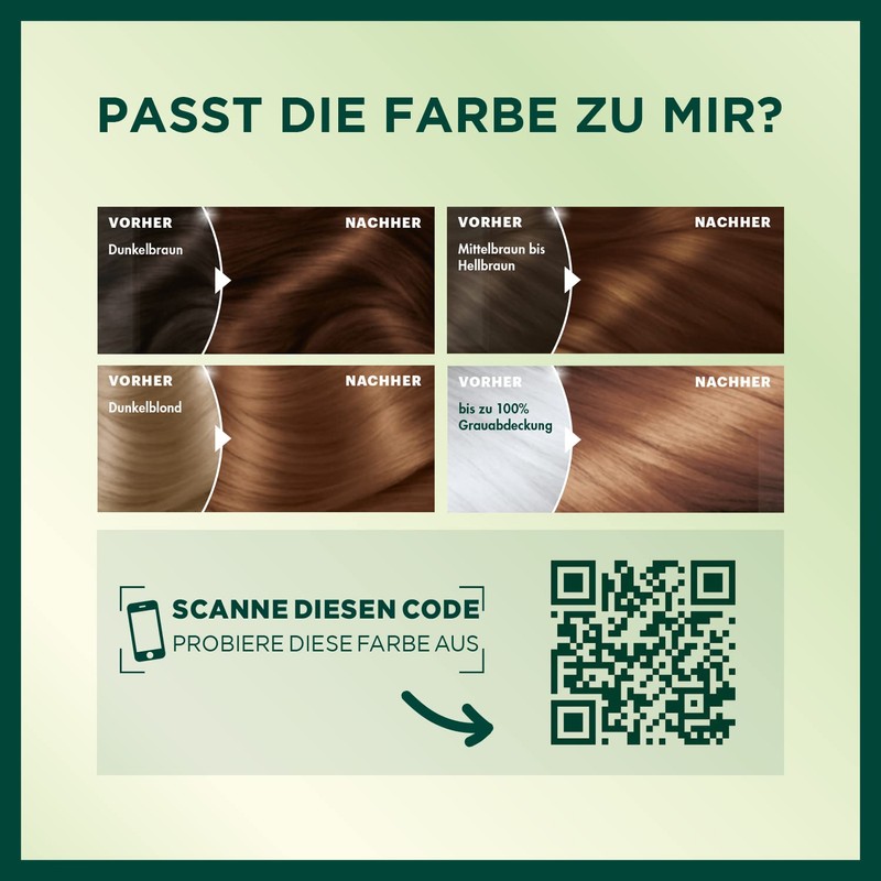 Garnier Nutrisse Dauerhafte Pflege-Haarfarbe mit nährenden Fruchtölen, Coloration mit 8