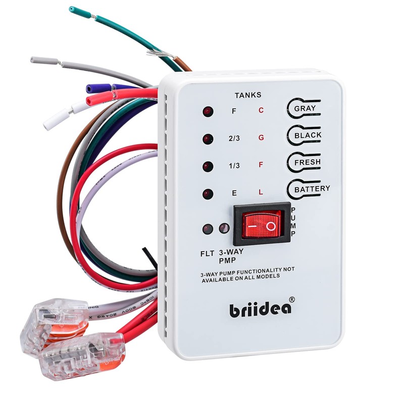 Micro Monitor System, briidea RV Tank Sensor Monitor Panel, KIB