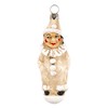 Small Clown Patinated Glass Ornament