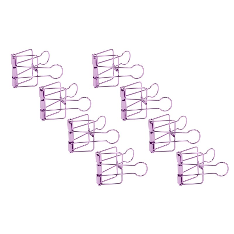 30Pcs Wire Binder Clips 2in Wide Hollow Out Strong Metal