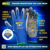 S&R Protective Gloves 12 Pairs with Nitrile Coating in XL/10,