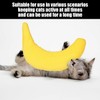 1 Piece Banana Cat Toy And 2 Pieces Mouse Toys,