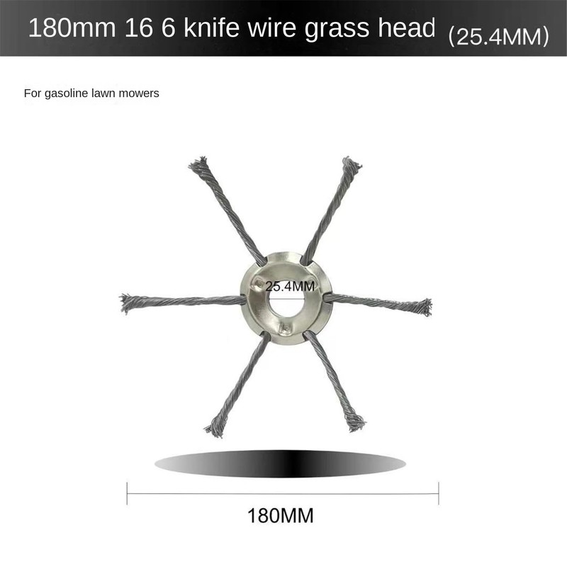 Grass Petrol Strimmer Head Indestructible Garden Lawn Mower, Strimmer Wire