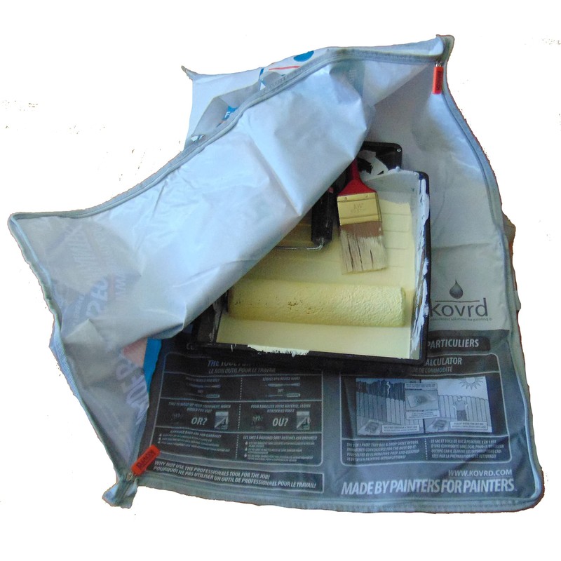 Kovrd 2-in-1 Reusable Paint Tray Storage Bag and 39” x