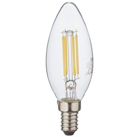 Osram LED Lamp | Base: E14 | Cool White | 4000 K | 4 W | Replacement for 40 W | LED Retrofit CLASSIC B, Double-Pack,