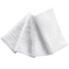Cotton Fingertip Towels Set - 4 Pack White Highly Absorbent,