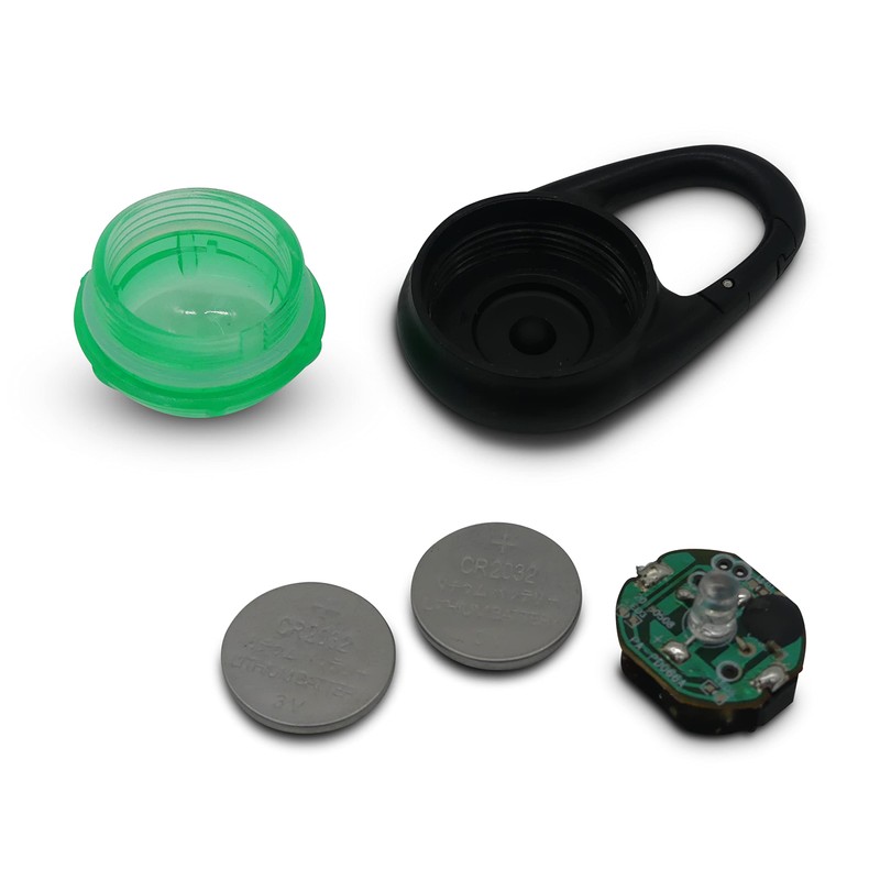 Waterproof Clip-on Flashing Light | Bright LED Adventure Light for