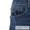 Flashlight Pocket Black Clip Removable Accessory Penlight Replacement Parts for