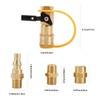 Propane RV Quick Connect Fittings 1/4“ Propane Quick Connect Adapter