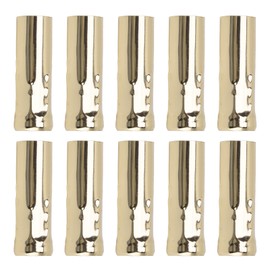 10Pcs E14 Metal Tube for Candle Lamp Holder Lamp Base Lighting Accessories 25x80mm Gold